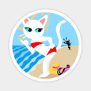 BEACH! Magnet